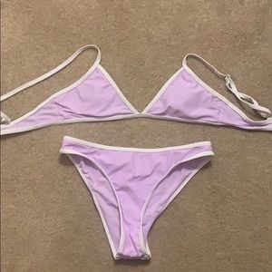 Lavender swimsuit